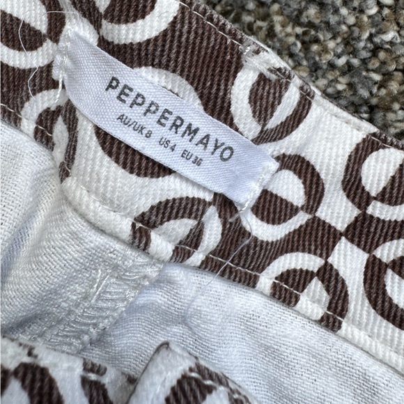 Peppermayo brown and cream women’s pants bottoms - Picture 2 of 6
